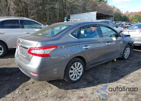 2015 Nissan Sentra S из США, поврежденный, VIN 3N1AB7AP5FY301075